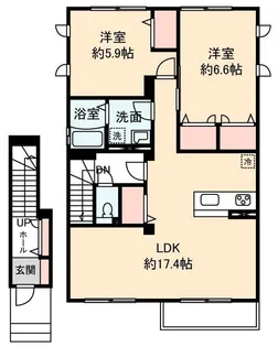 ラ ルーチェII【2階】の間取り