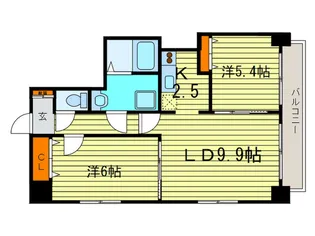 ルラシオン北7条【10階】の間取り
