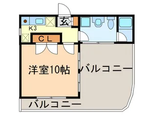 AMBERHOUSE Jingu【8階】の間取り