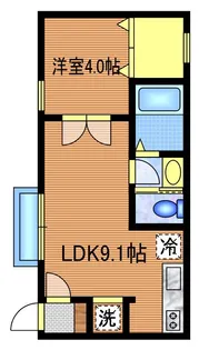 KUU【2階】の間取り