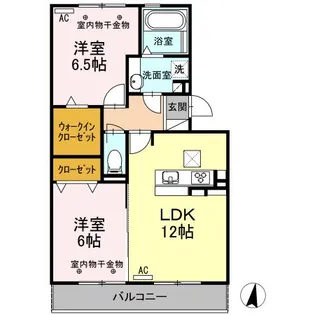 GRAND WINS【1階】の間取り