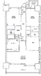 レクシオ金町【6階】の間取り