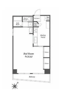 *大塚エースビル【4階】の間取り