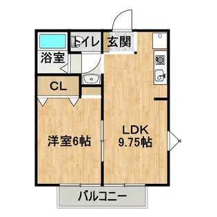 メゾンプレジール【1階】の間取り