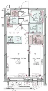 コンシェリア目黒本町 THE RESIDENCE【3階】の間取り