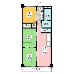 第三近藤ビル【2階】の間取り