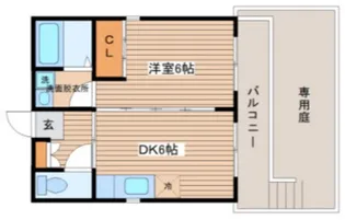 LS羽衣【1階】の間取り