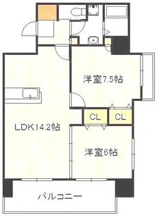 フェルト127【13階】の間取り