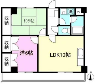 ヴィーブル向ヶ丘【3階】の間取り