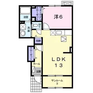 フェリーチェ【1階】の間取り