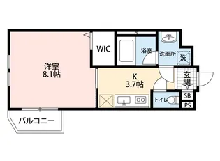 フォルシア本荘【1階】の間取り
