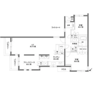 カスタリア北沢【3階】の間取り