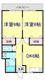 グリーン3【1階】の間取り