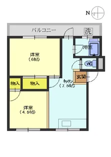 安藤ビル【2階】の間取り