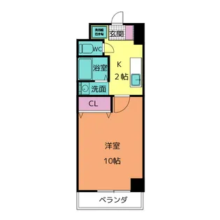 スクエア・ステージ【10階】の間取り