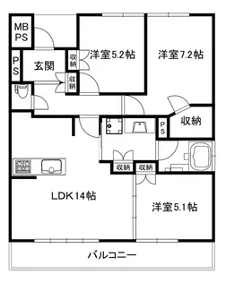 ワイズ相生通【1階】の間取り