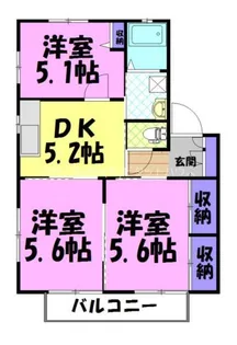 ニューハウジング C【1階】の間取り