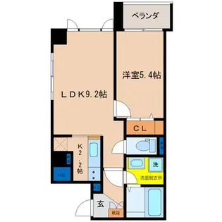 ジックス桜【5階】の間取り