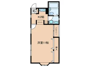 ピソアスール【1階】の間取り