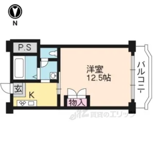 クラスカ西陣【6階】の間取り