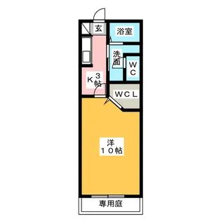エスポワール・ウエダ【1階】の間取り