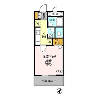 アトラクト松代【3階】の間取り