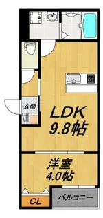 LE COCON 岩倉VI【2階】の間取り