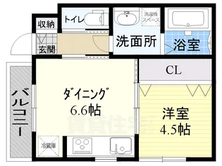 ポルタフェリーチェ堺東【1階】の間取り
