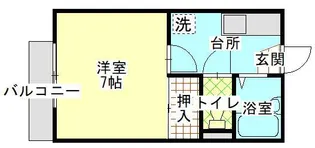 グリンピュア【1階】の間取り