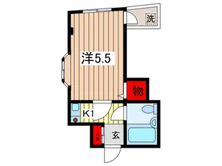 フラッツ茜の間取り