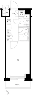 ルーブル大森六番館【6階】の間取り