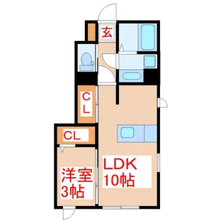 セジュールK【1階】の間取り