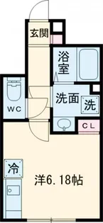 カインドネス金町【1階】の間取り