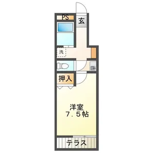 Whit River101【1階】の間取り