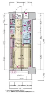 プレリス北巽駅前ラバルス【2階】の間取り