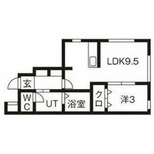 ジョイアカーザ【1階】の間取り