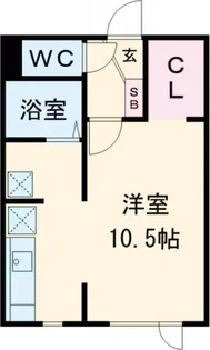 SATOMI STAY I【2階】の間取り