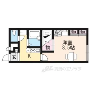 レオパレスオリオン【1階】の間取り