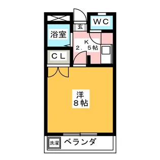 ハドソンハウス【2階】の間取り