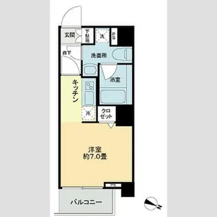 KDA SHINAGAWA OSAKI【4階】の間取り