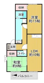フレマリール桜ヶ丘B【1階】の間取り