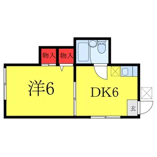 アズ新宿【1階】の間取り