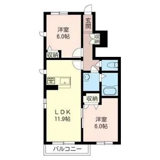 Living Proof B【1階】の間取り
