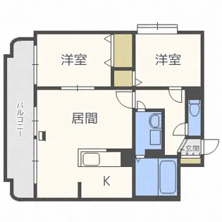 ヴィアーレ20【2階】の間取り