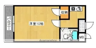 朝日が丘尾田ハイツ【4階】の間取り