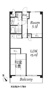 サンライズマンション B【2階】の間取り