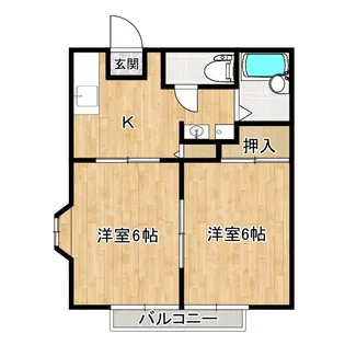 ポートランドM【2階】の間取り