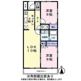 パークビュー桜ヶ丘【1階】の間取り