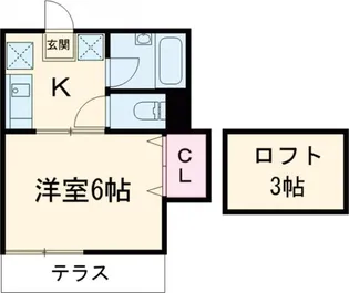 マーサガーデン【2階】の間取り