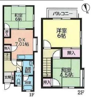 井上ハイムの間取り